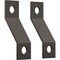Ekena Millwork Premium Z-Brackets for Barn Door Track (set of 2), Arch Bronze GB6001TZAB - alternate 3